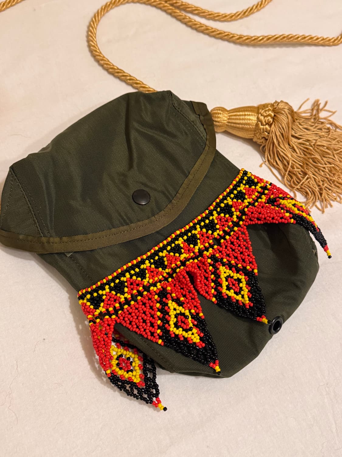 나나서카 /77circa 비즈 밀러터리 크로스백 상품이미지2