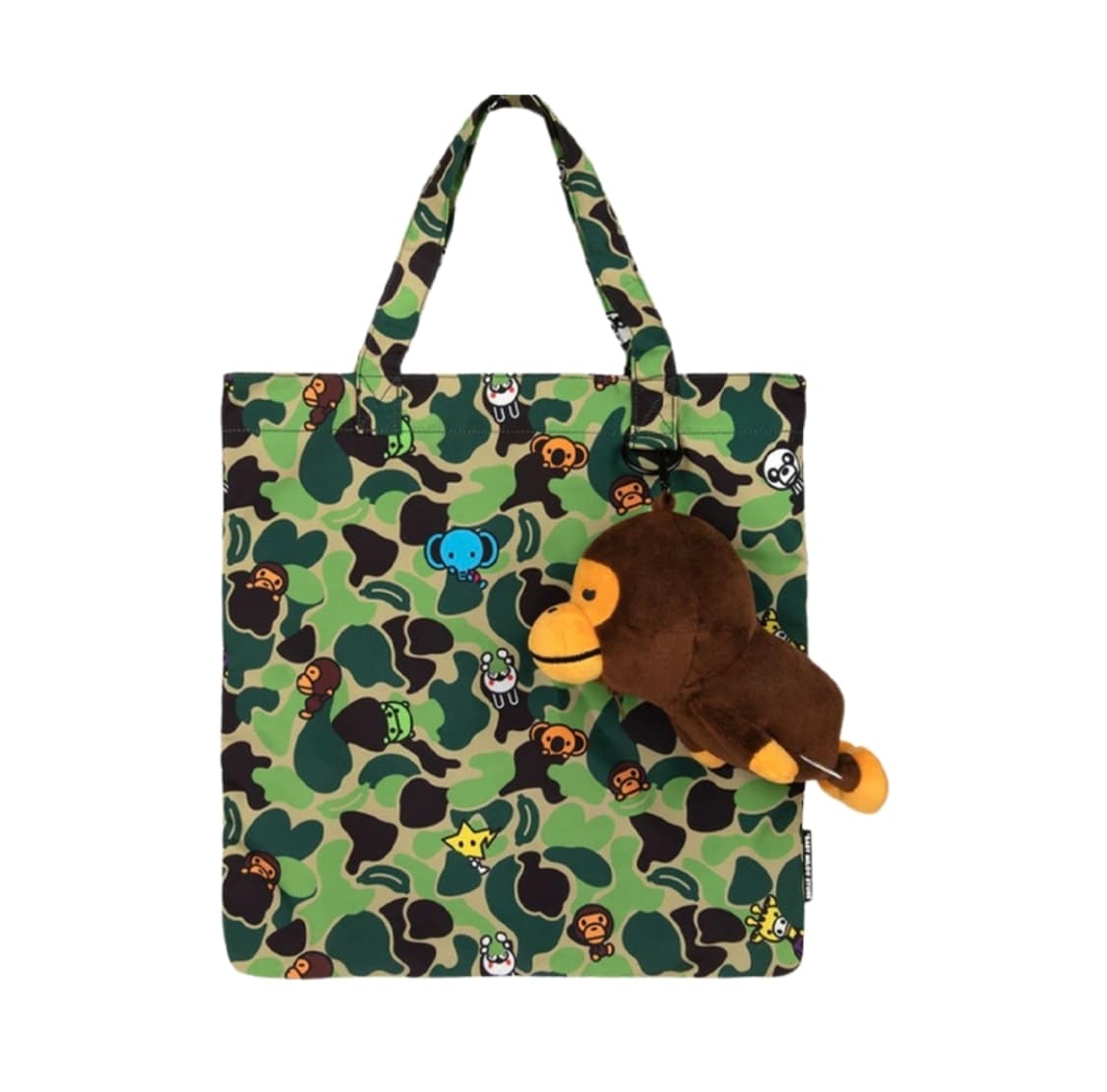 베이프 정품 베이비 마일로 플러시돌 리사이클 토트백 상품이미지1