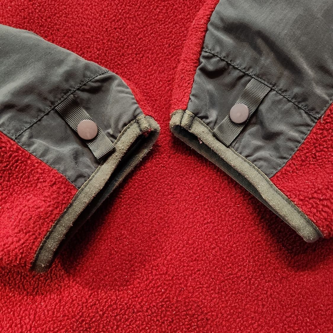 노스페이스 데날리 레드 그레이 플리스 자켓 M 105 상품이미지6