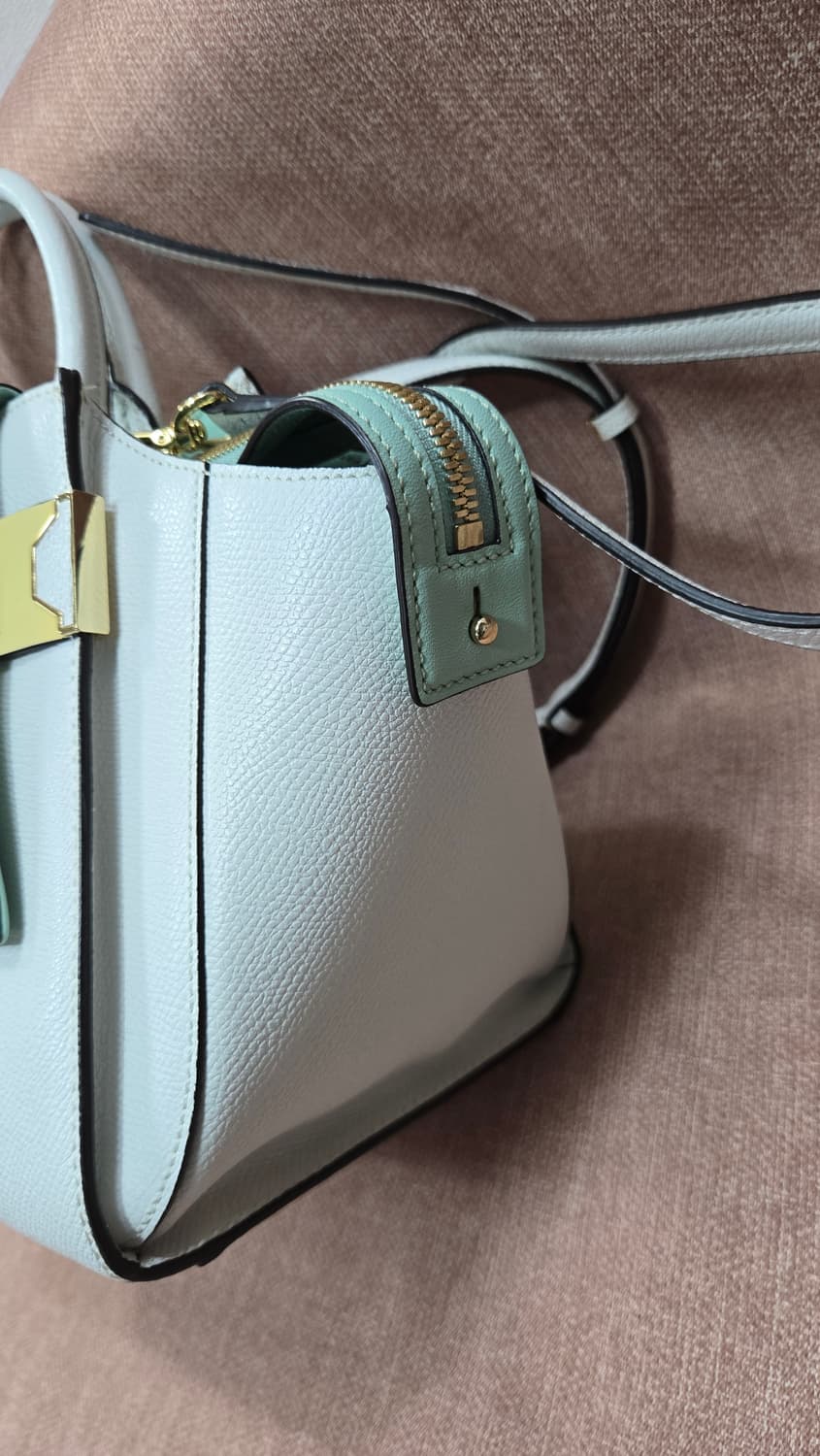 루이까또즈(LOUIS QUATORZE) 토트백 숄더백 민트  상태최상 상품이미지2