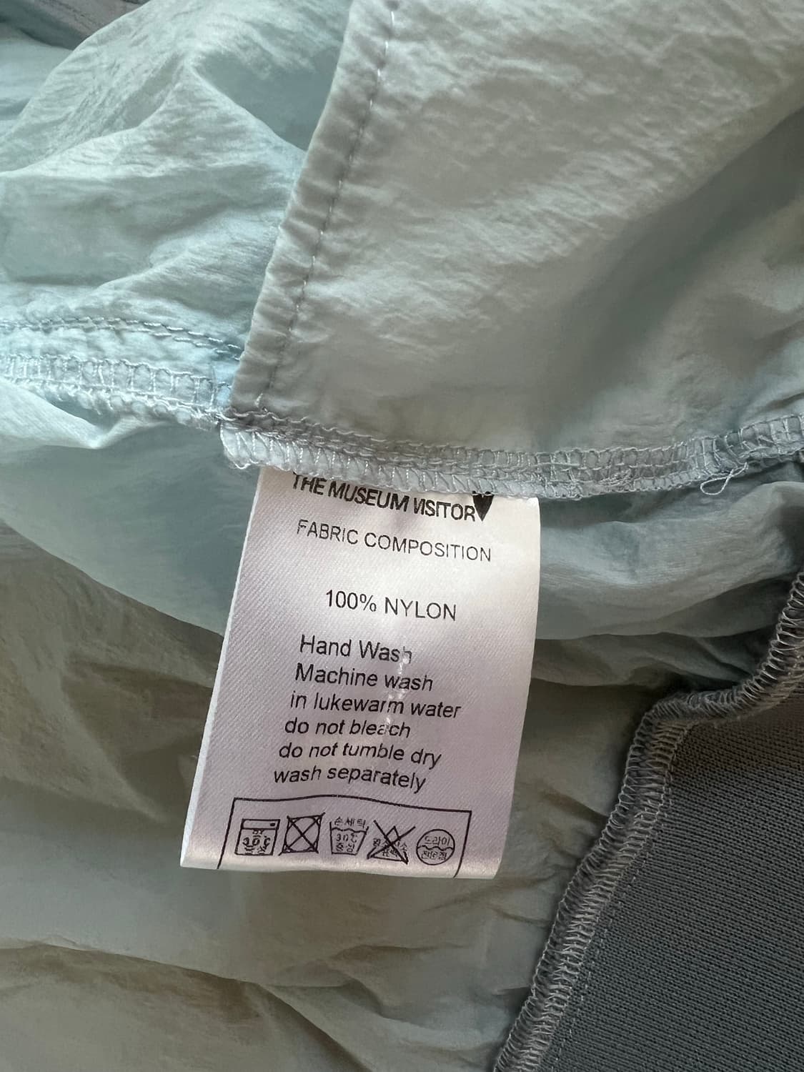 뮤지엄비지터 블루종 자켓 윈드브레이커 상품이미지5