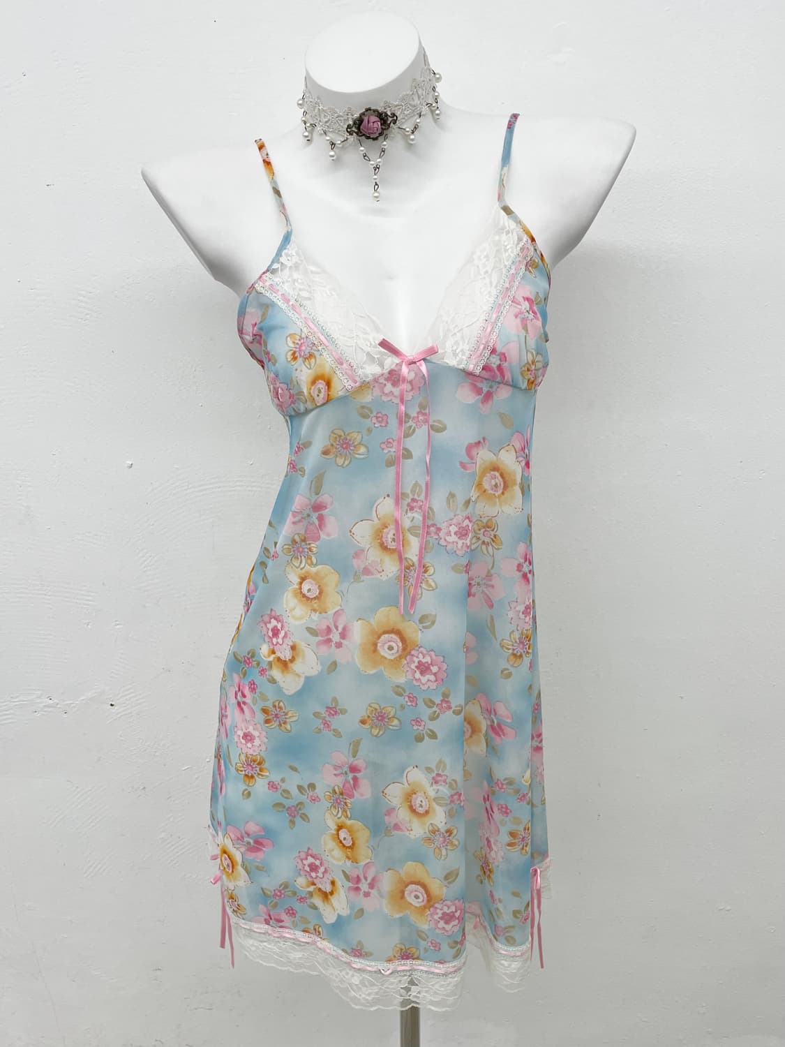 플로럴 페어리 메쉬 슬립 상품이미지1