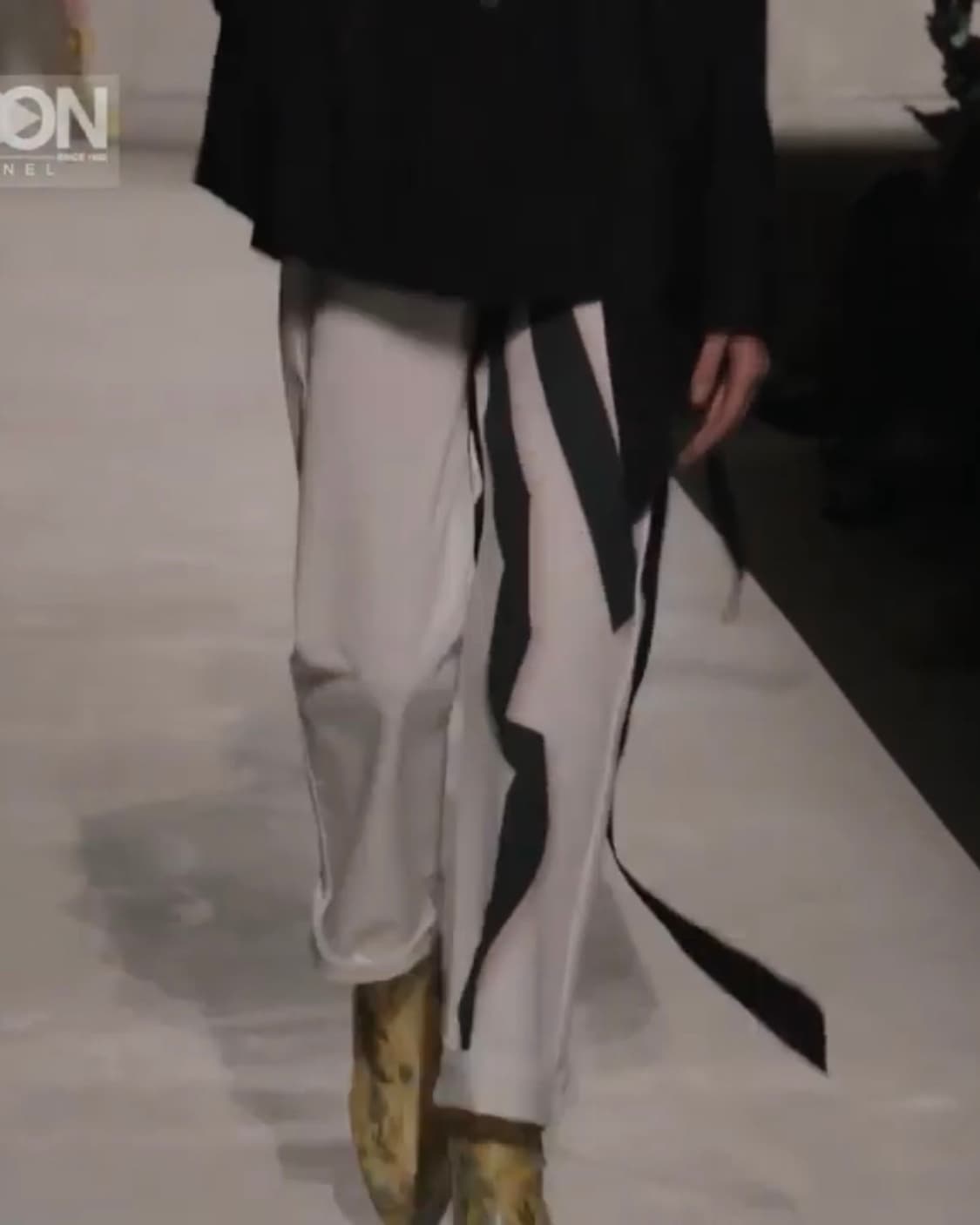 드리스 반 노튼 리본 데님 상품이미지1