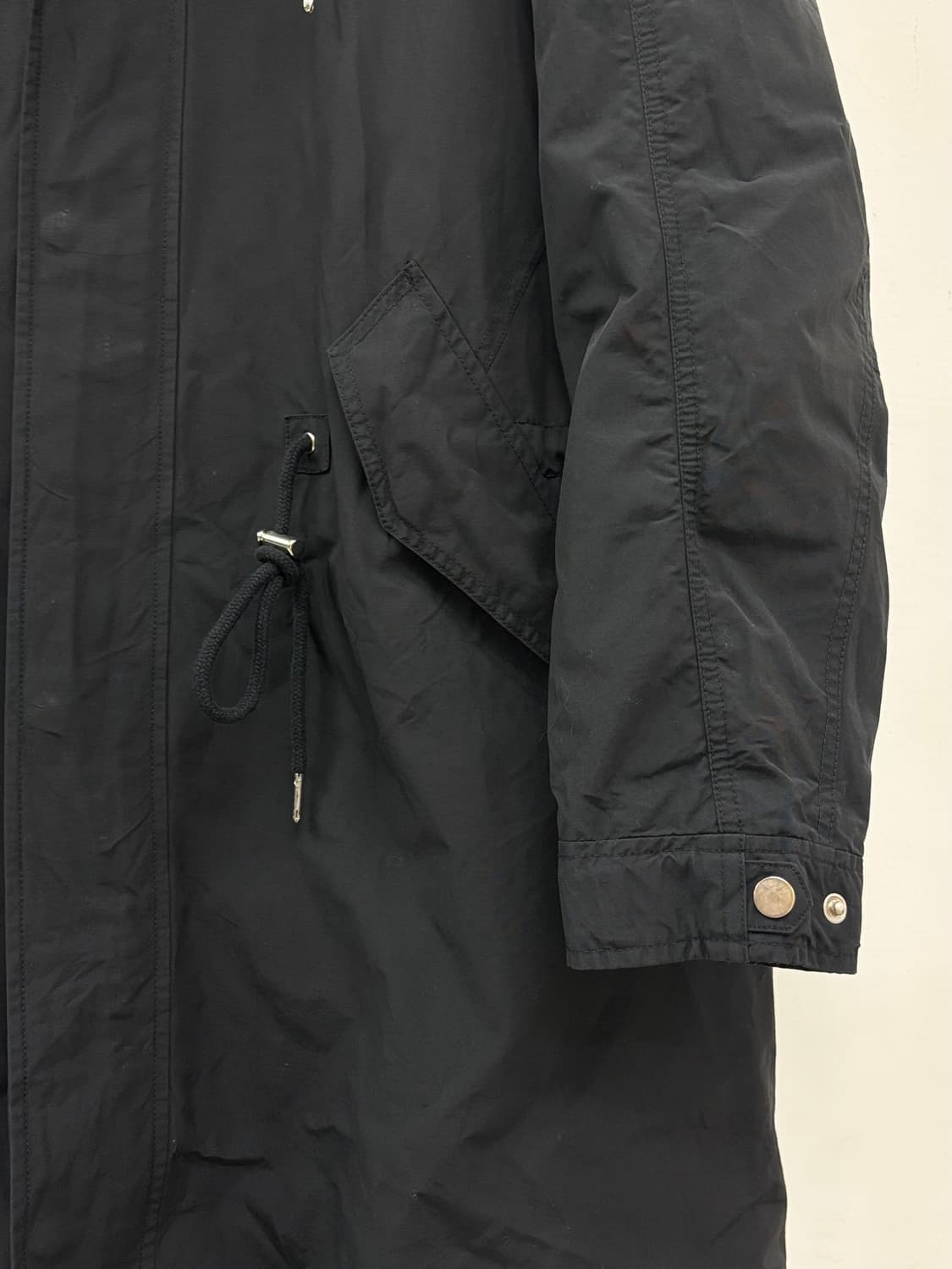 빈티지 블랙 야상 자켓 점퍼 상품이미지8