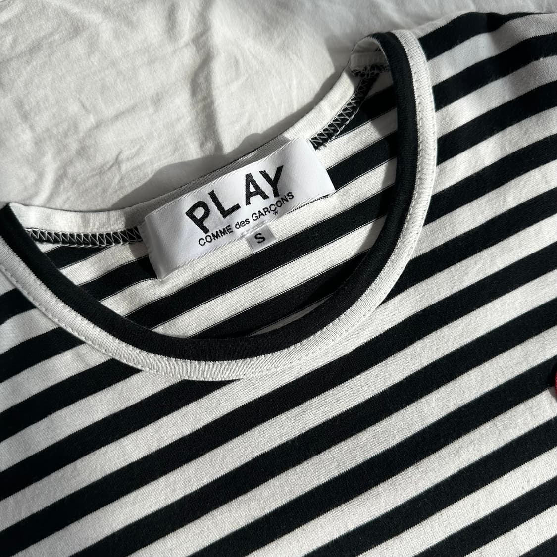 플레이 꼼데가르송 스트라이프 롱슬리브  상품이미지2