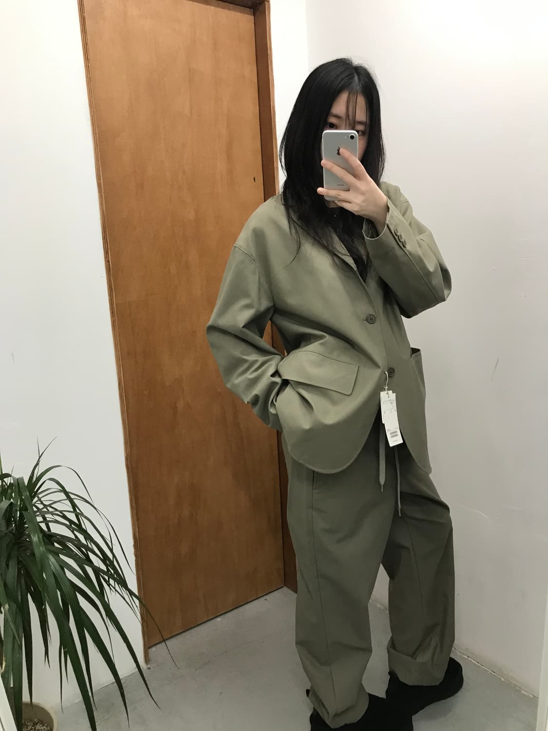 빔즈 BEAMS Cotton Back Twill Easy Slacks 상품이미지5