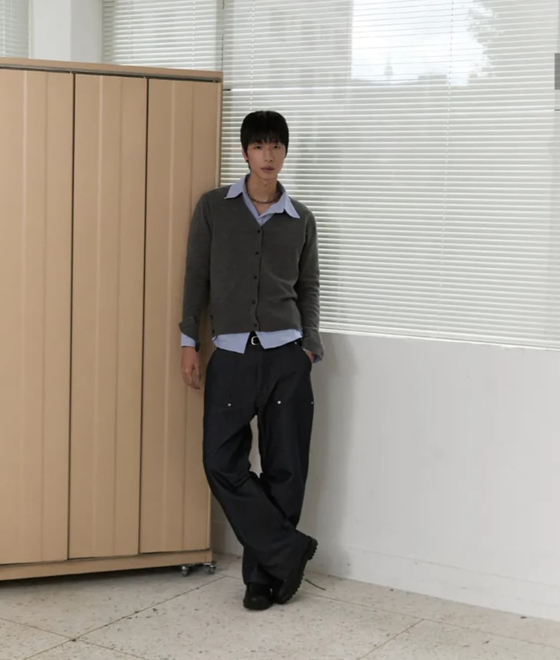 커브드 데님 카펜더 팬츠 상품이미지2