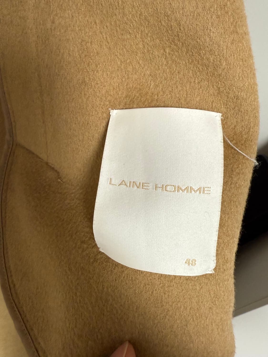 laine homme 핸드메이드 싱글 코트 상품이미지5