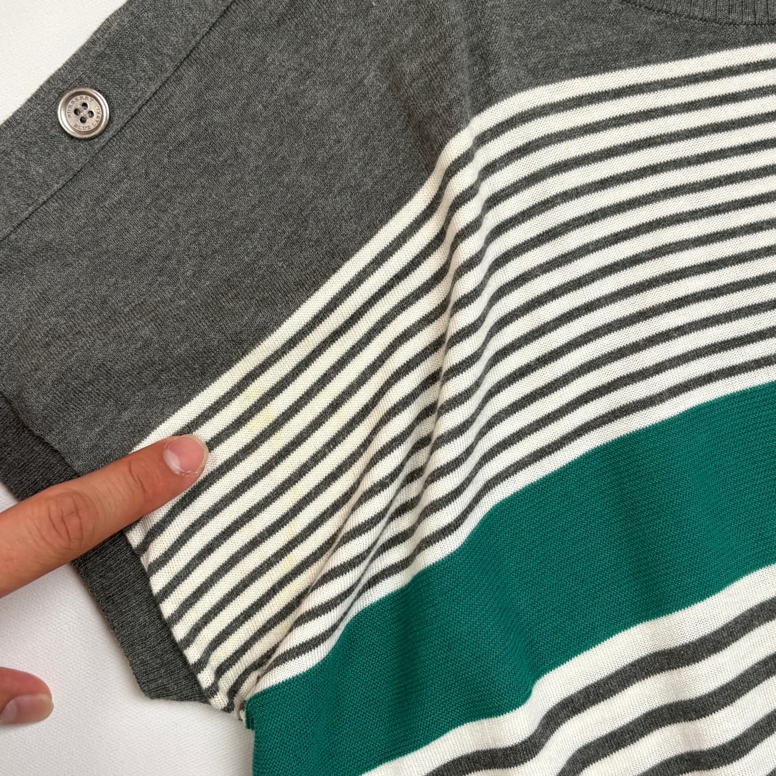 [38] BURBERRY stripe pattern T-shirt 상품이미지3