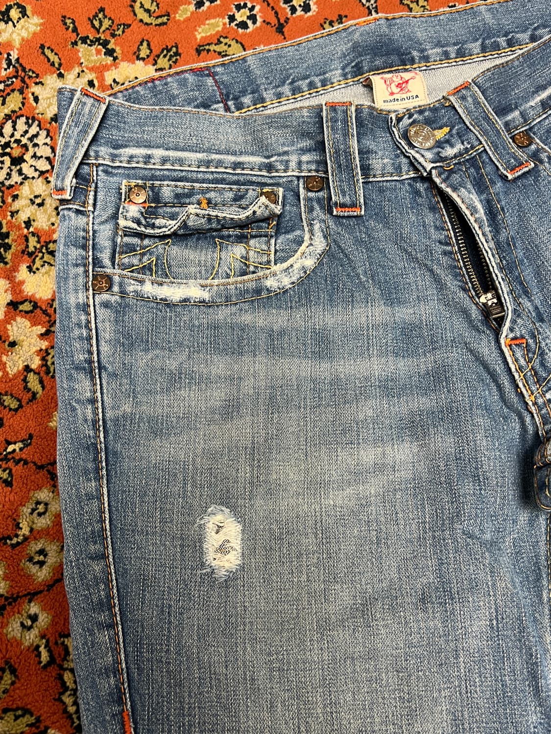 [33] 트루릴리전 빈티지 조이 부츠컷 데님팬츠 상품이미지4