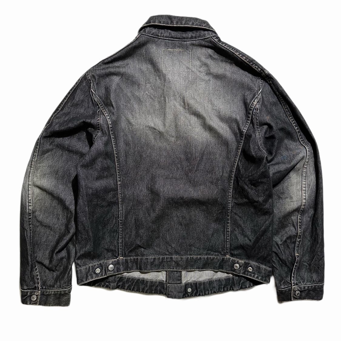 리바이스 엔지니어드 진 흑청 데님 트러커 자켓 상품이미지2