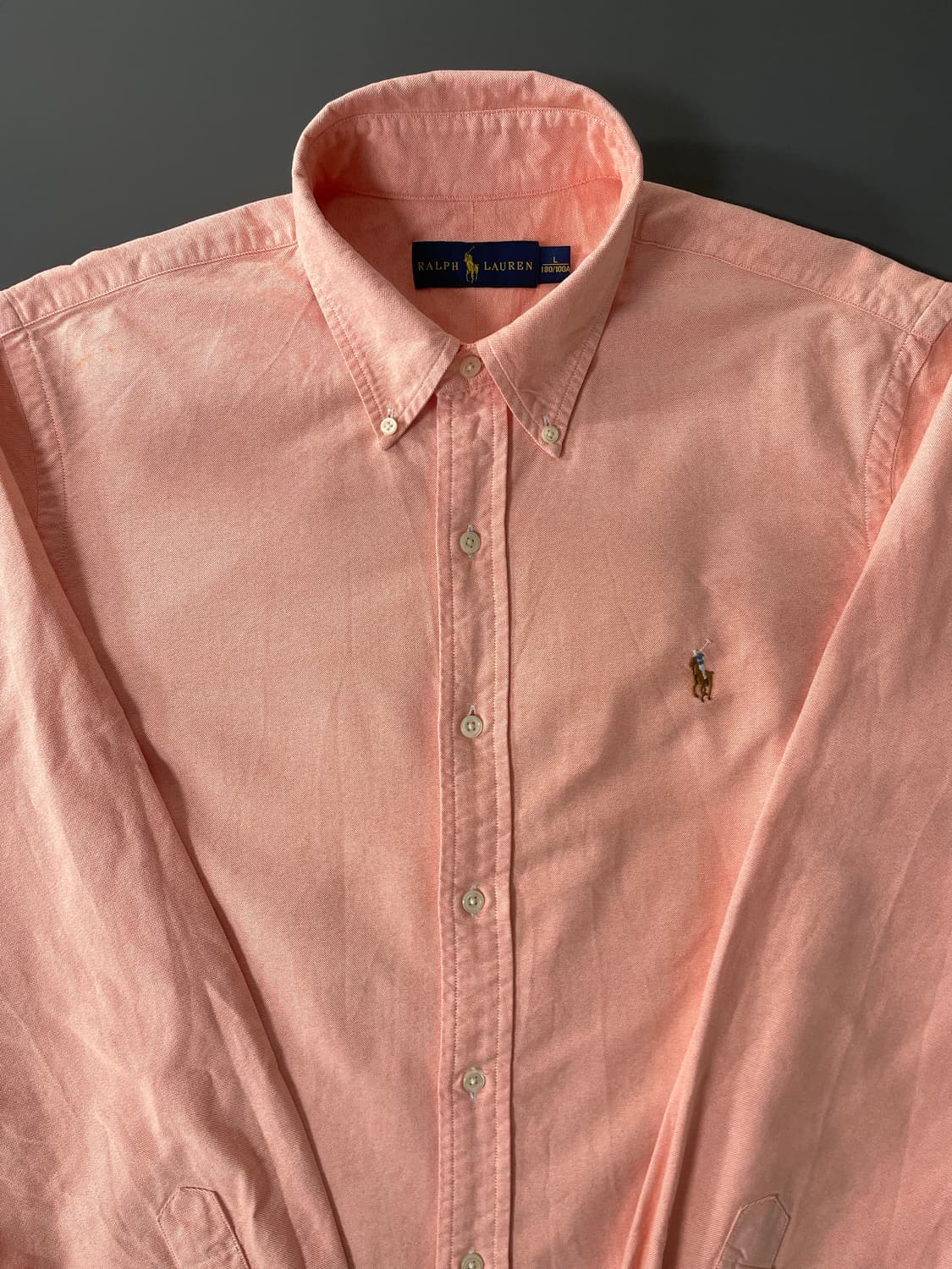 [L] 폴로 랄프로렌 자수로고 옥스포드 셔츠 상품이미지2