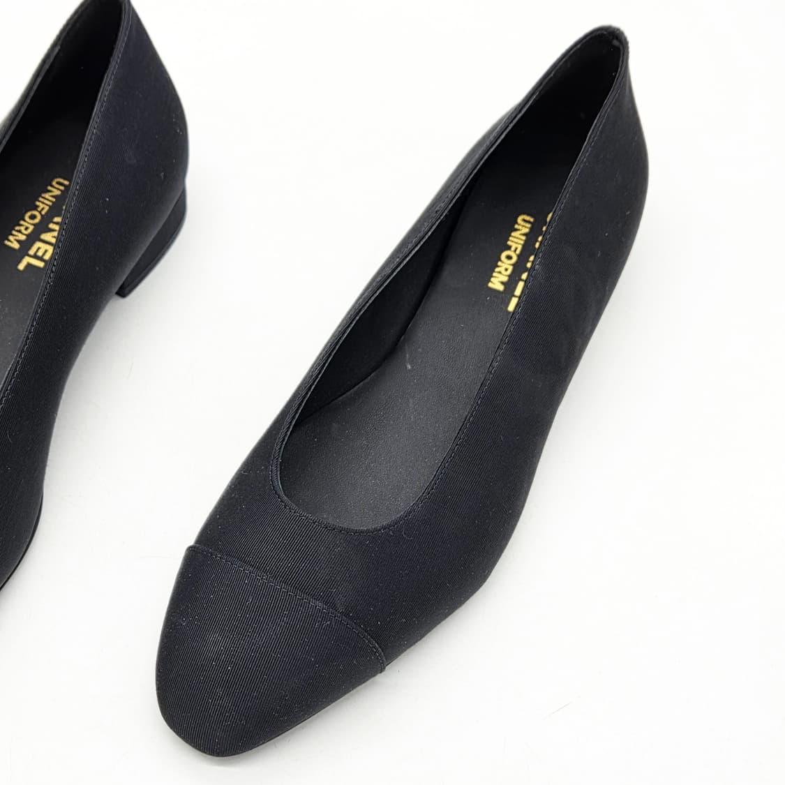  샤넬 유니폼 발레리나 플랫 슈즈 블랙 (37 1/2, 38)  상품이미지5