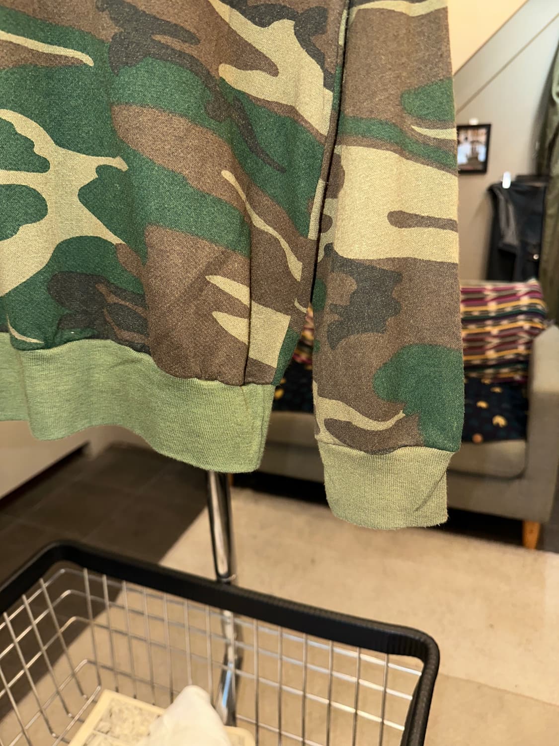 90’s American military camo sweatshirt 상품이미지7
