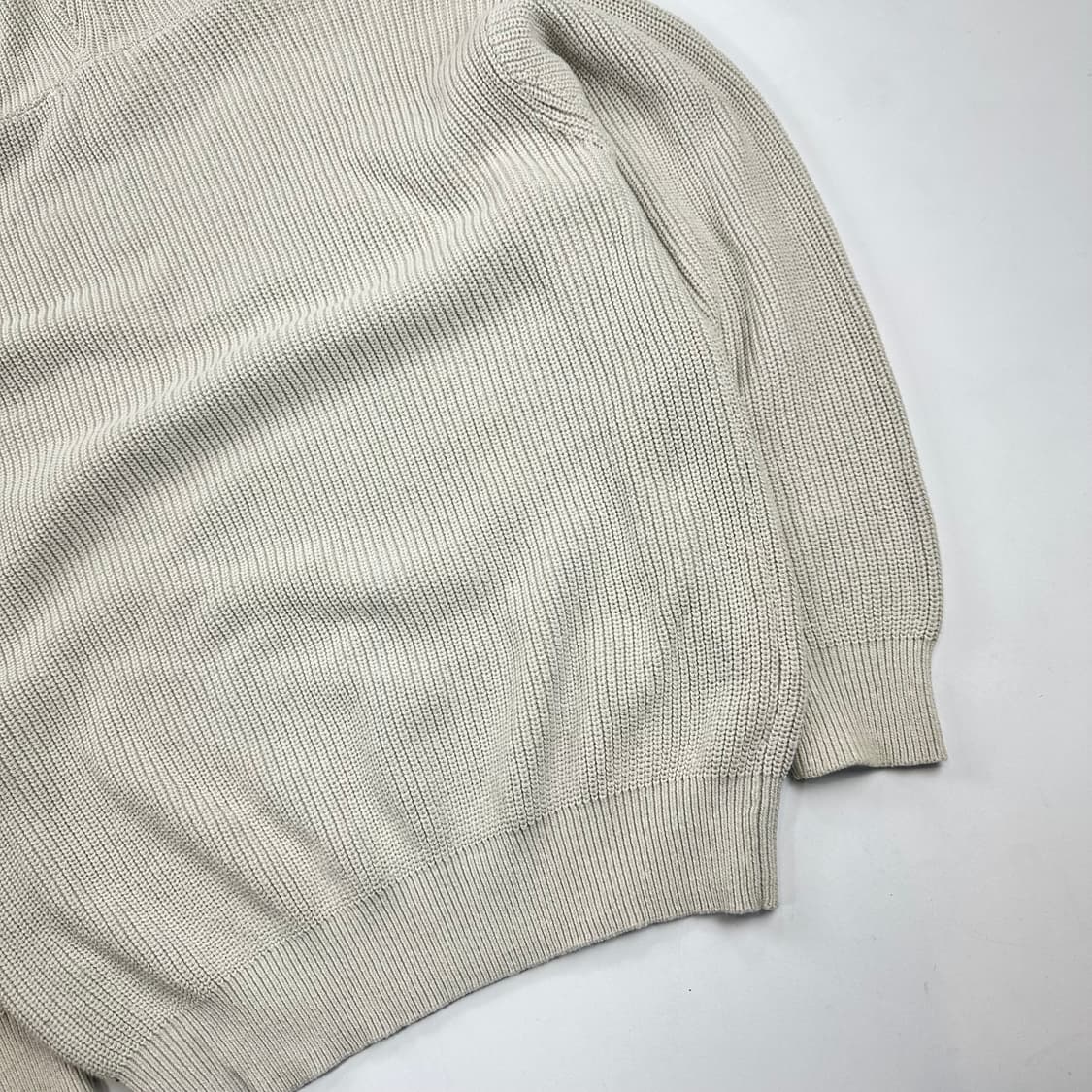 키뮤어 니트 후드 베이지 상품이미지10