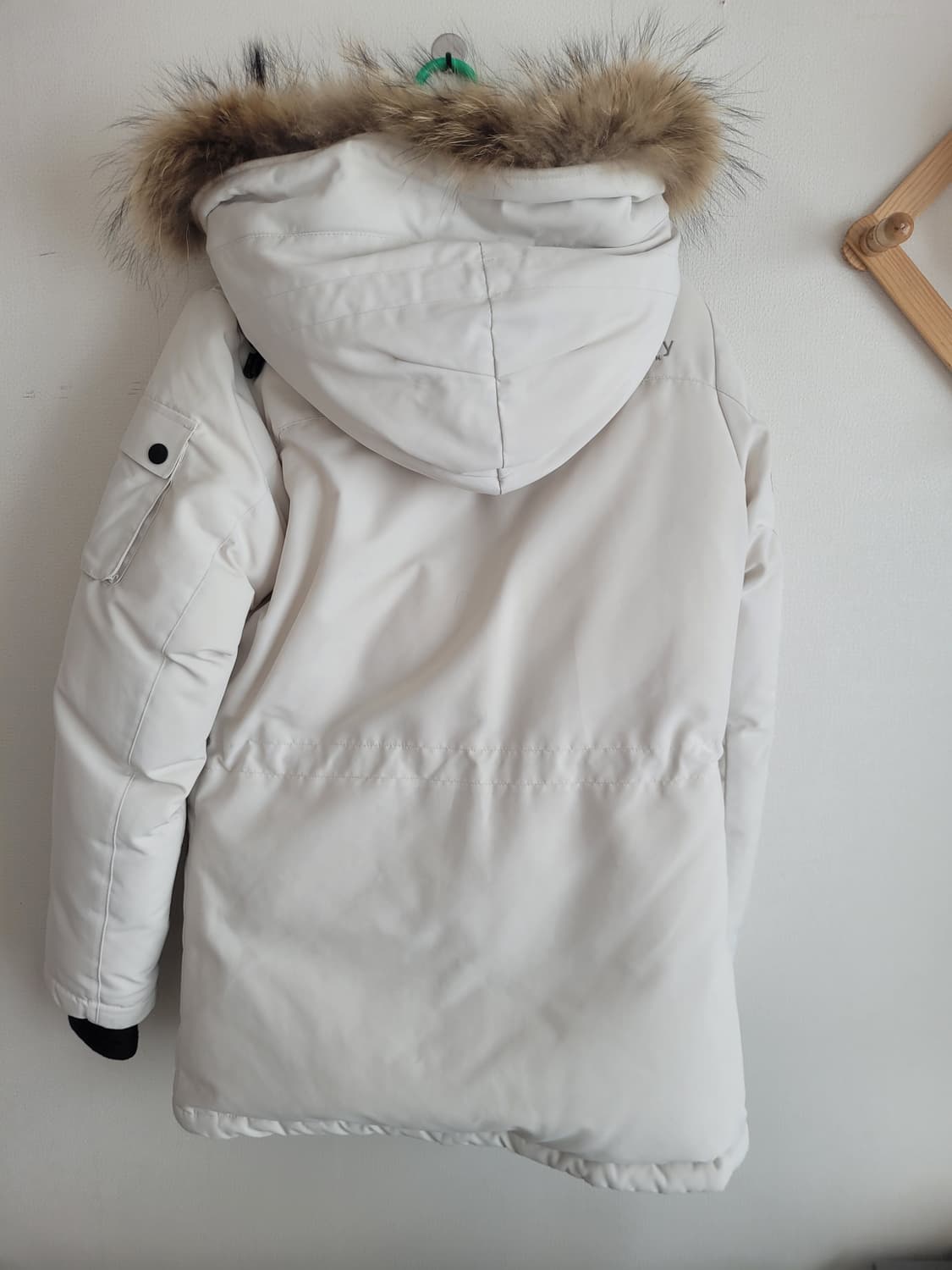 디스커버리 여성 패딩 85사이즈 아이보리 상품이미지2