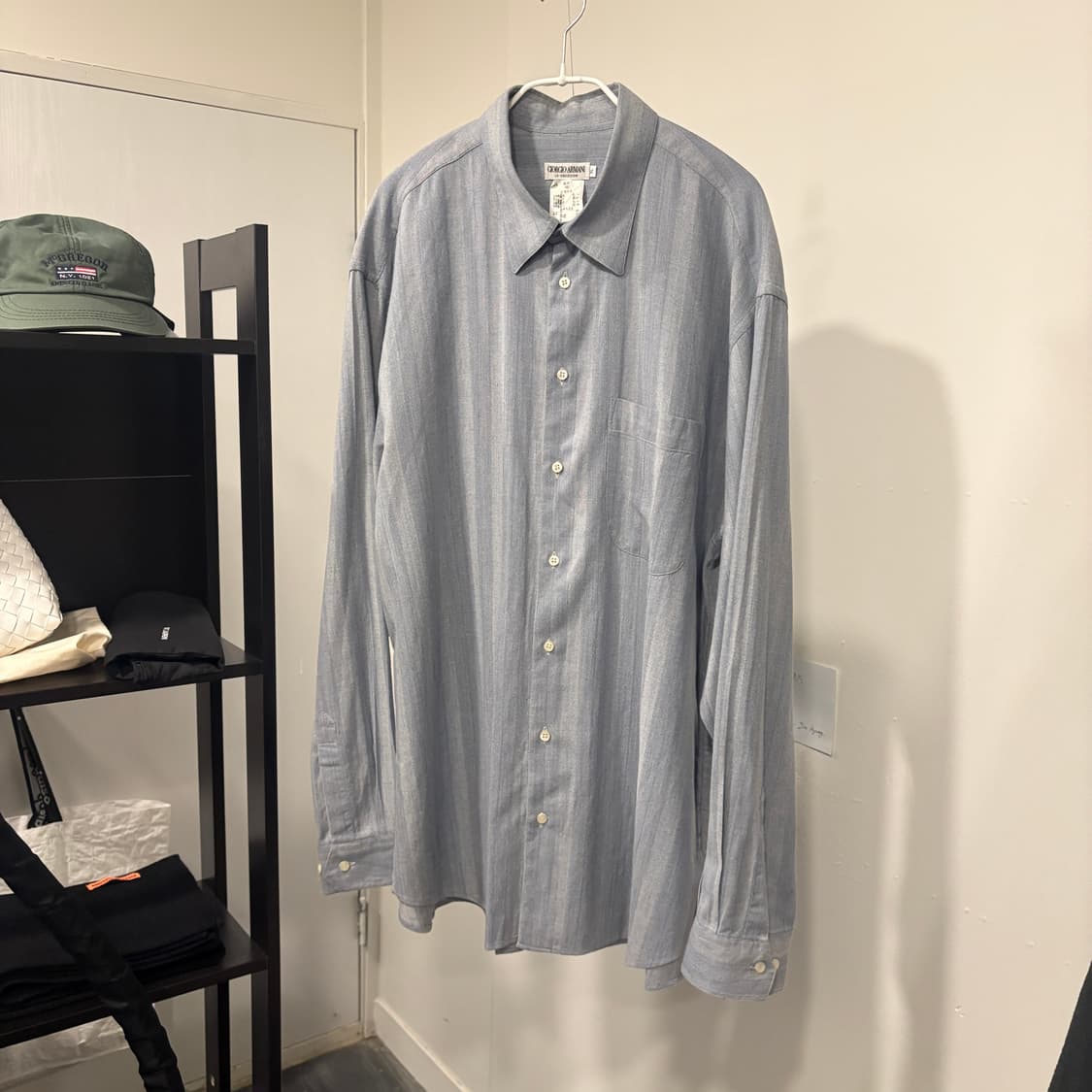  ▫️90s Giorgio Armani Herringbone Shirt' 상품이미지2