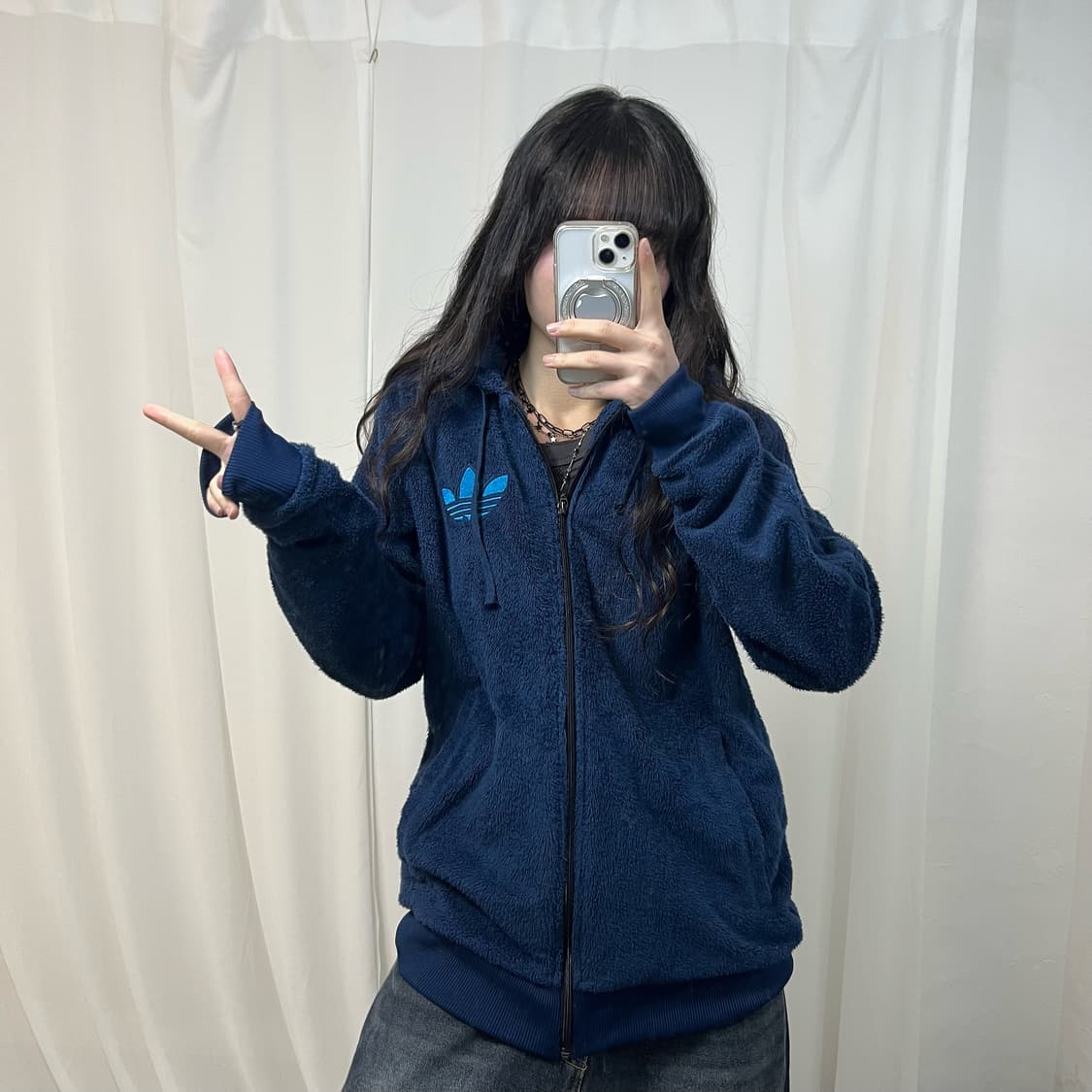 Adidas Navy Firebird Fleece 상품이미지2