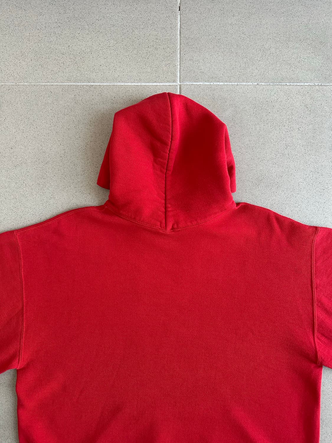 90s 빈티지 러셀 후드 레드 XL USA 상품이미지5