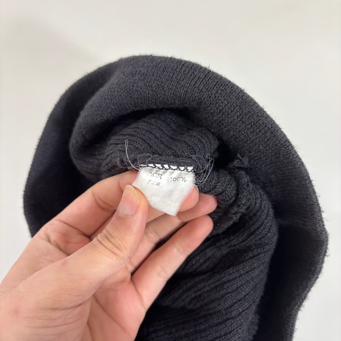 M 노스페이스 챠콜 울 숏비니 상품이미지4