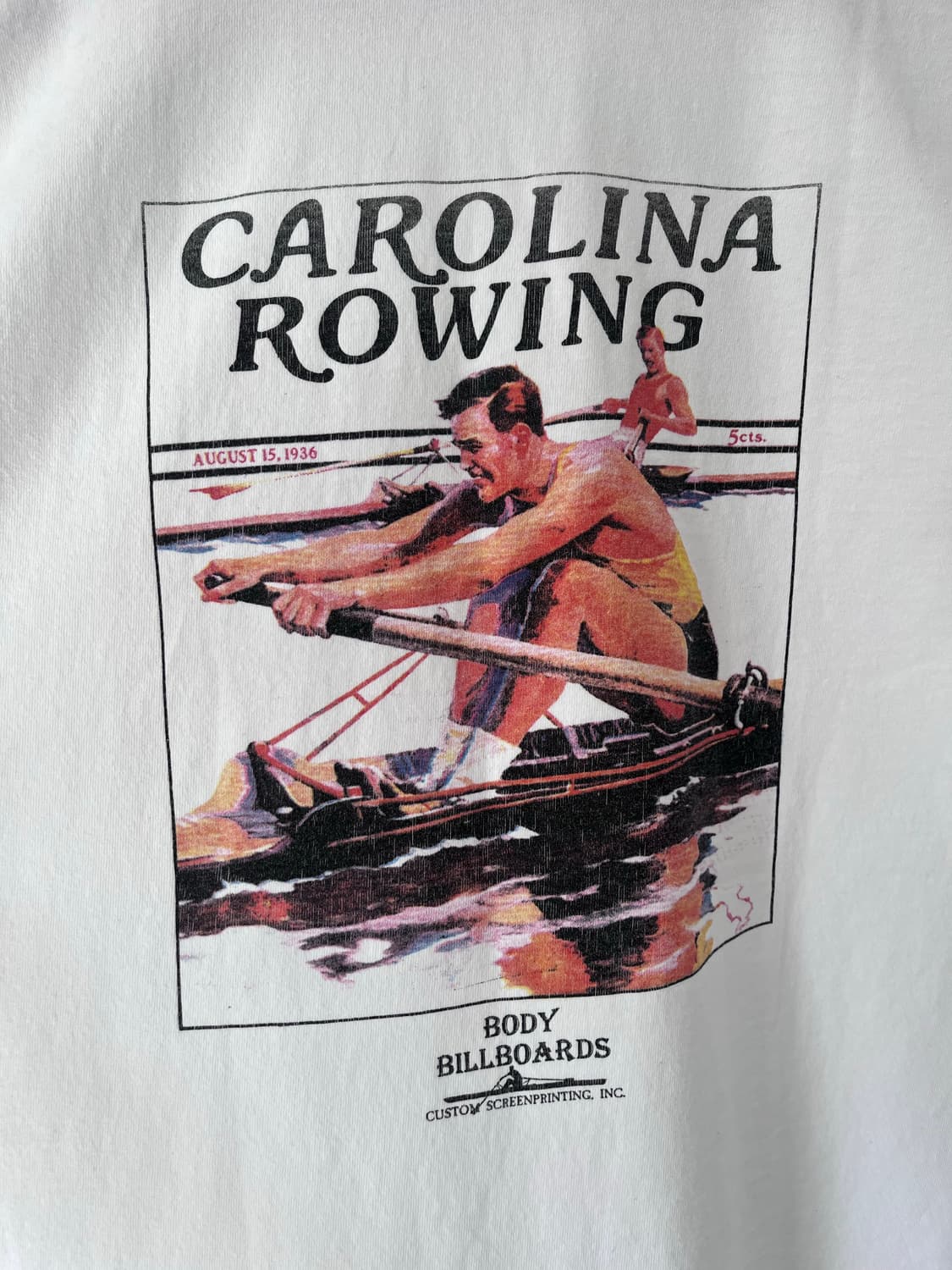 90s vintage U.S.A carolinarowing t-shirt 상품이미지2