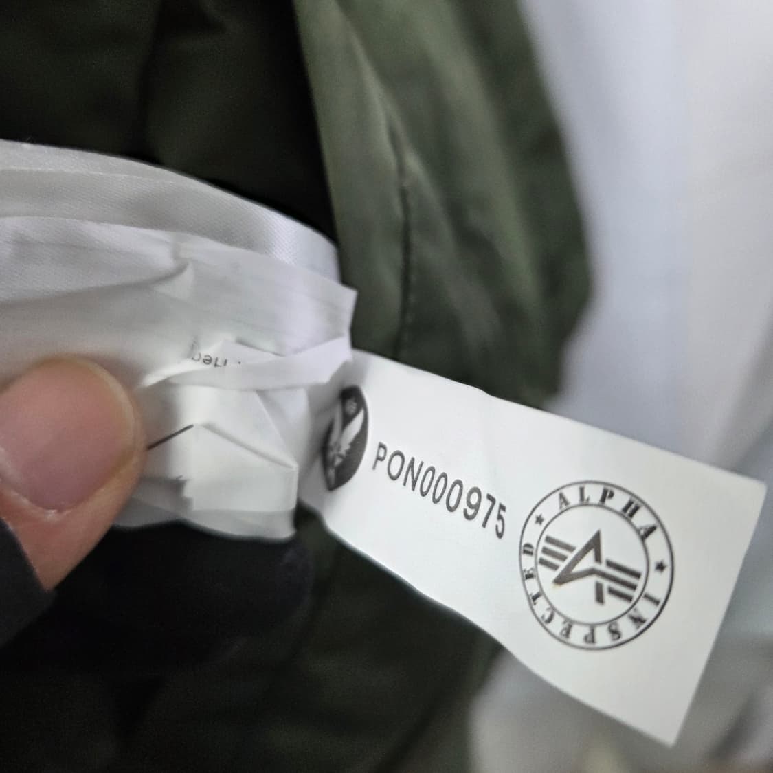 가슴둘레 118 / 알파인더스트리 A급 MA-1 항공점퍼 리버시블 양면 상품이미지4