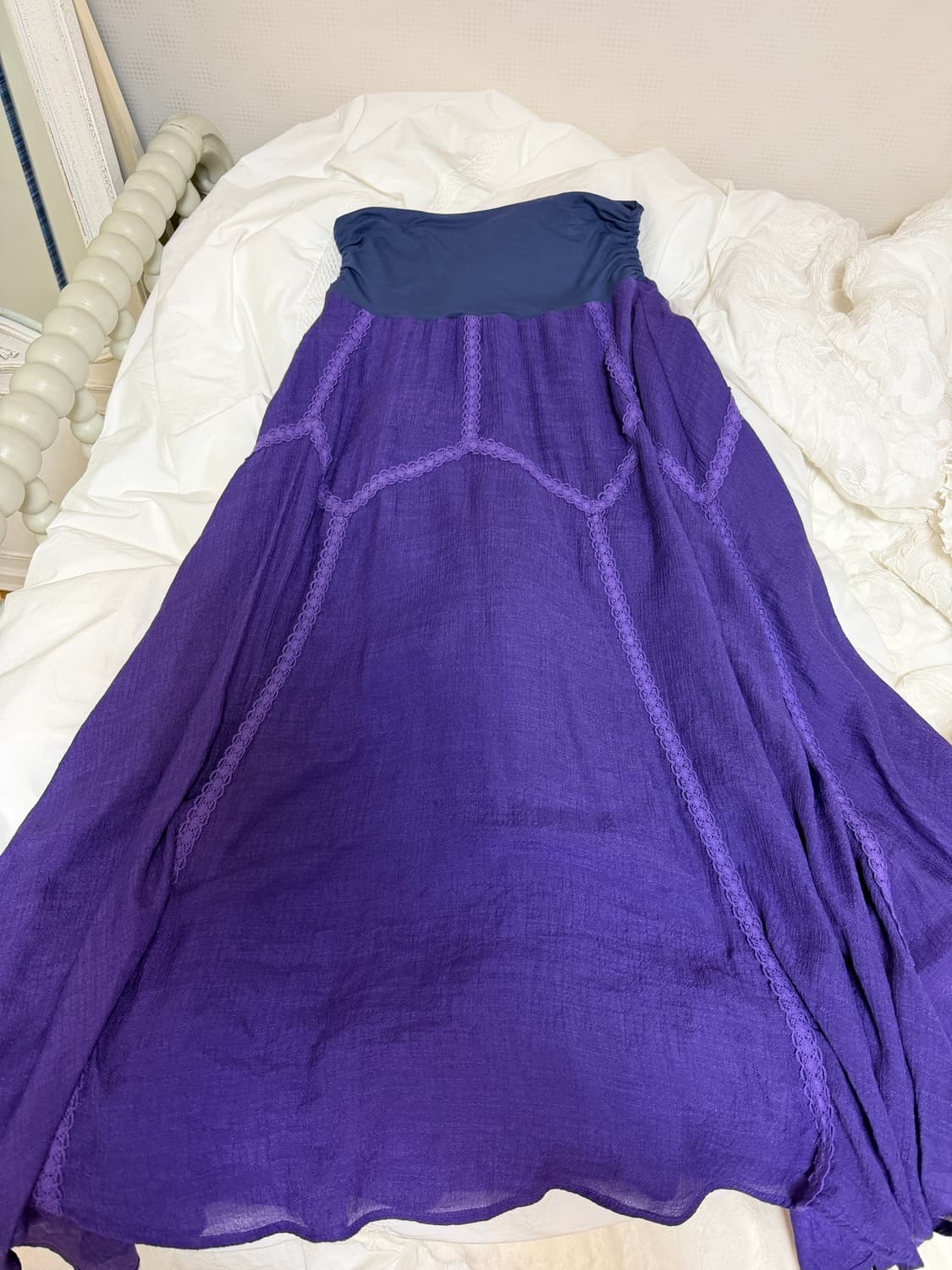 어스지구 FOREST LONG SKIRT (PURPLE) 상품이미지3