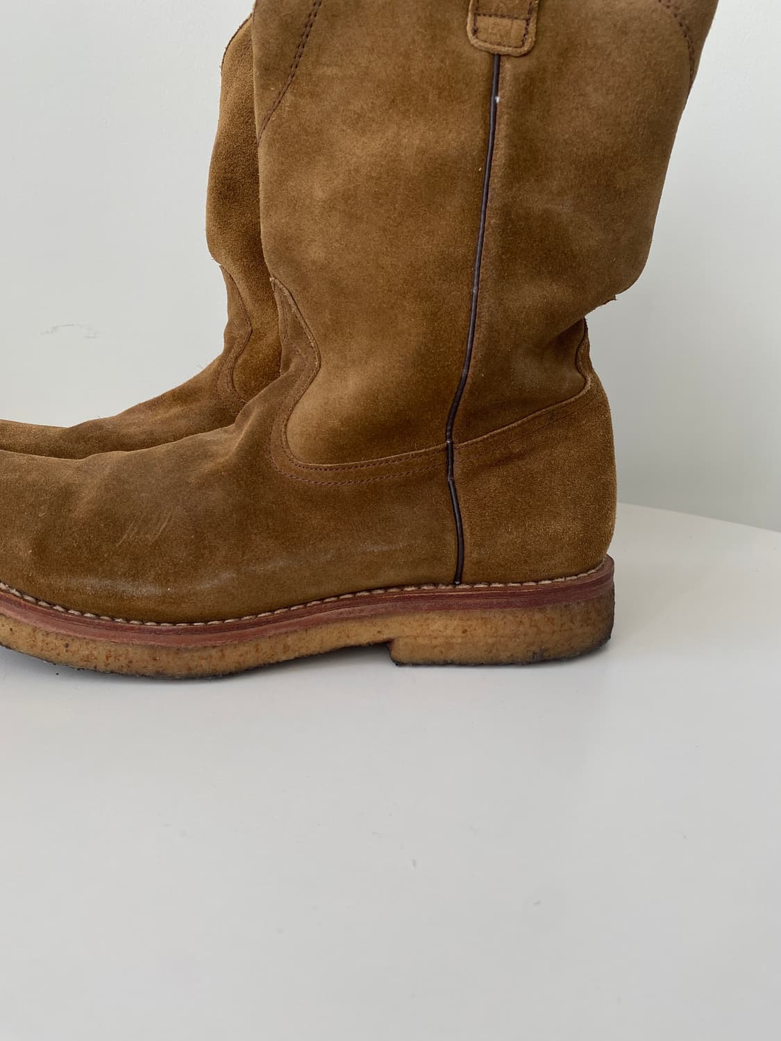 Santo Domingo 스웨이드 풀 온 부츠 상품이미지3