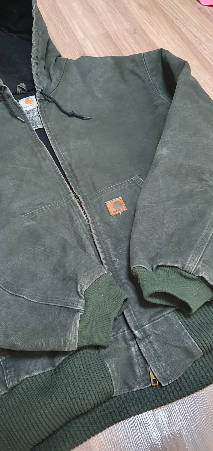 칼하트 j130 MOS 샌드스톤 액티브 자켓 2xl 상품이미지2