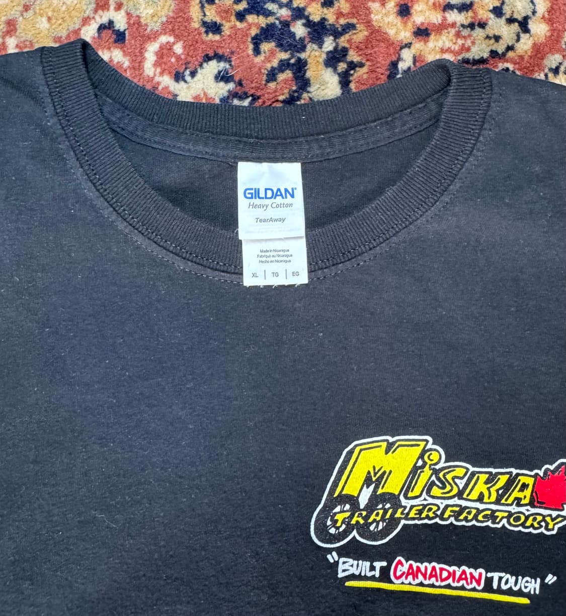 빈티지 그래픽 반팔 레이싱티 XL (701) 상품이미지3