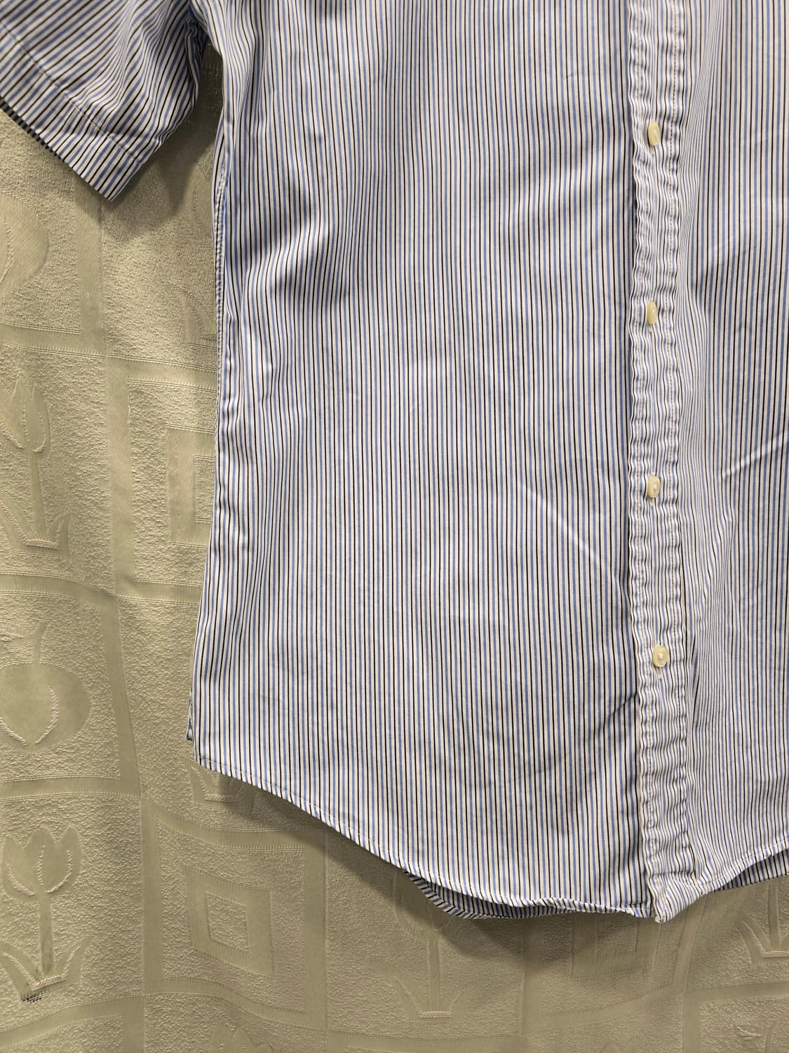 랄프로렌 커스텀핏 스트라이프 반팔 셔츠 M(95) 상품이미지4