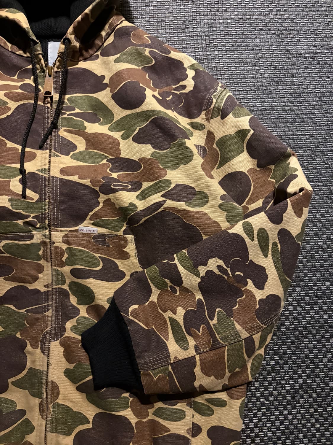 80s 칼하트 액티브 JR103 CAMO S USA🇺🇸 상품이미지4