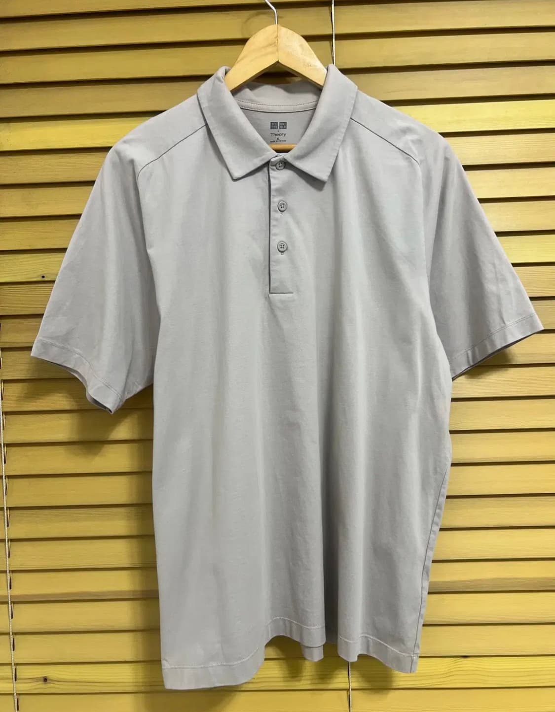 유니클로x띠어리 남성 카라반팔셔츠 XL 상품이미지2