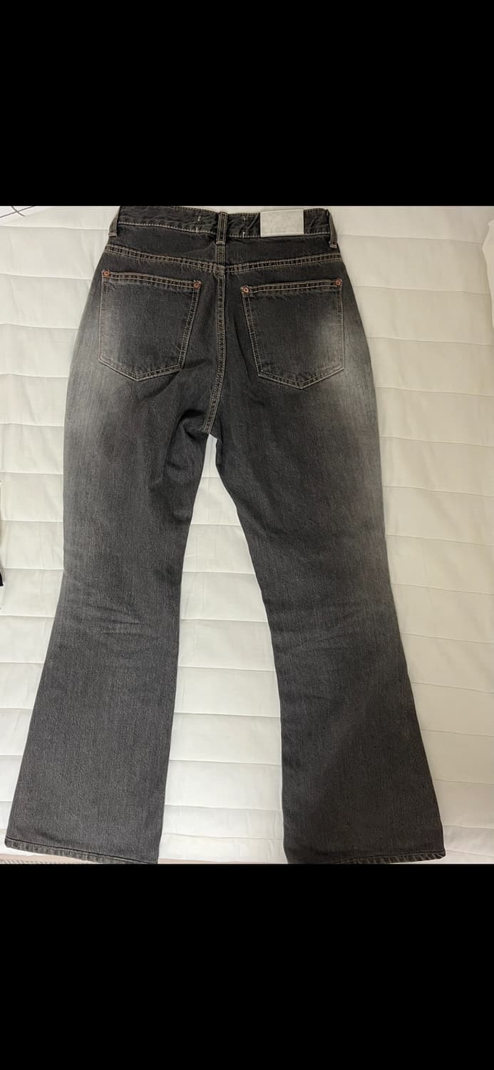 이네기 Moire Bootscut denim pants (grey) 상품이미지4