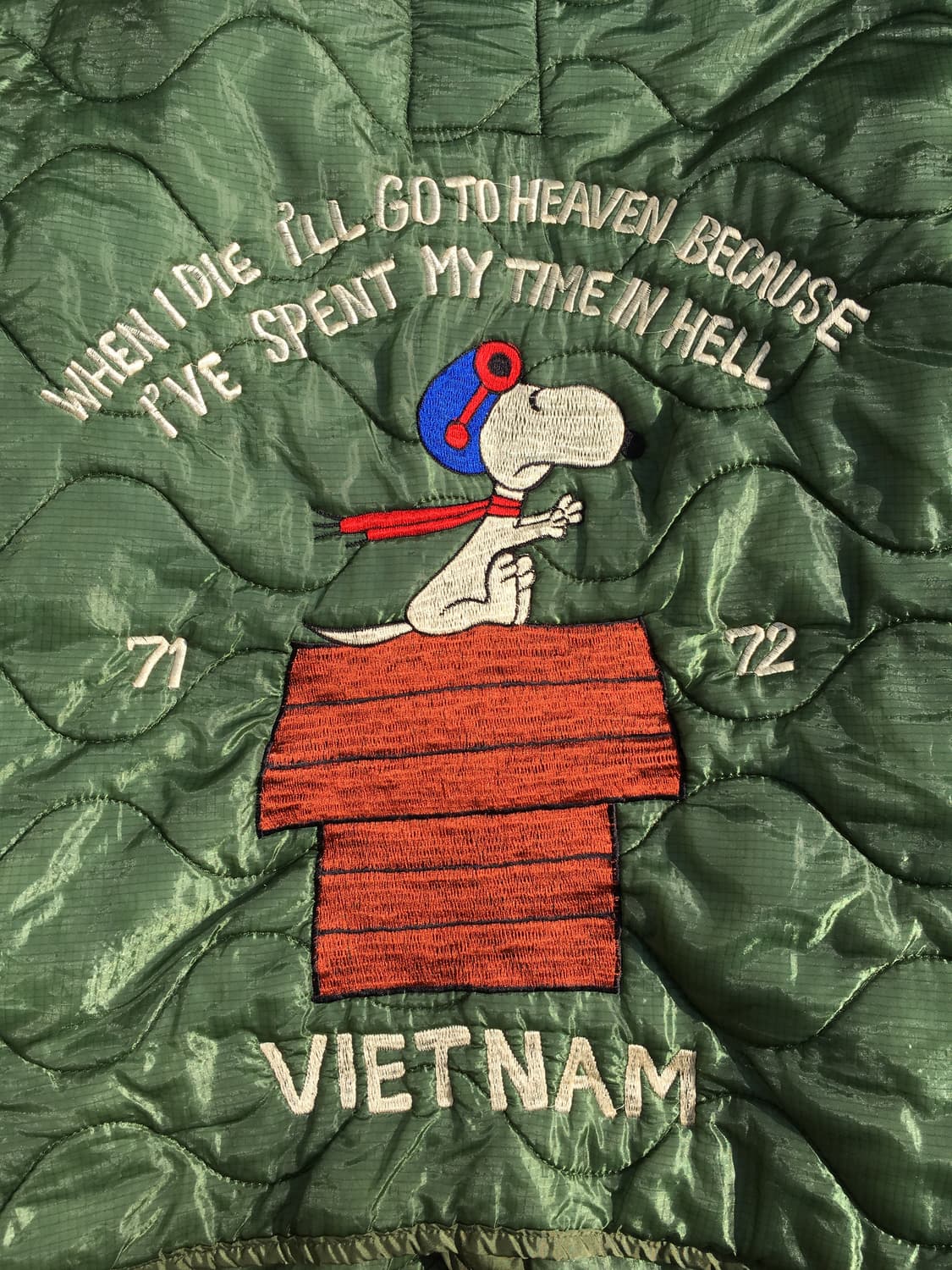 M65 수베니어 라이너 자켓 스누피 m65 souvenir liner 상품이미지6