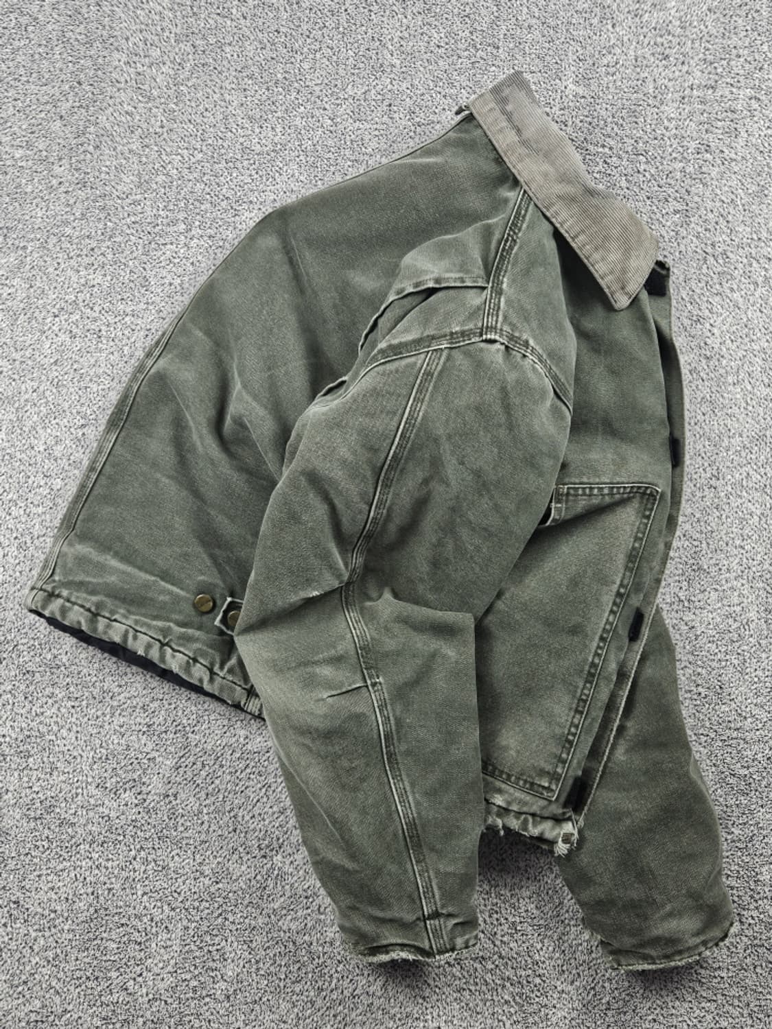 칼하트 J22 캔버스 디트로이트 워크 자켓 ( M ) / 10145 상품이미지4