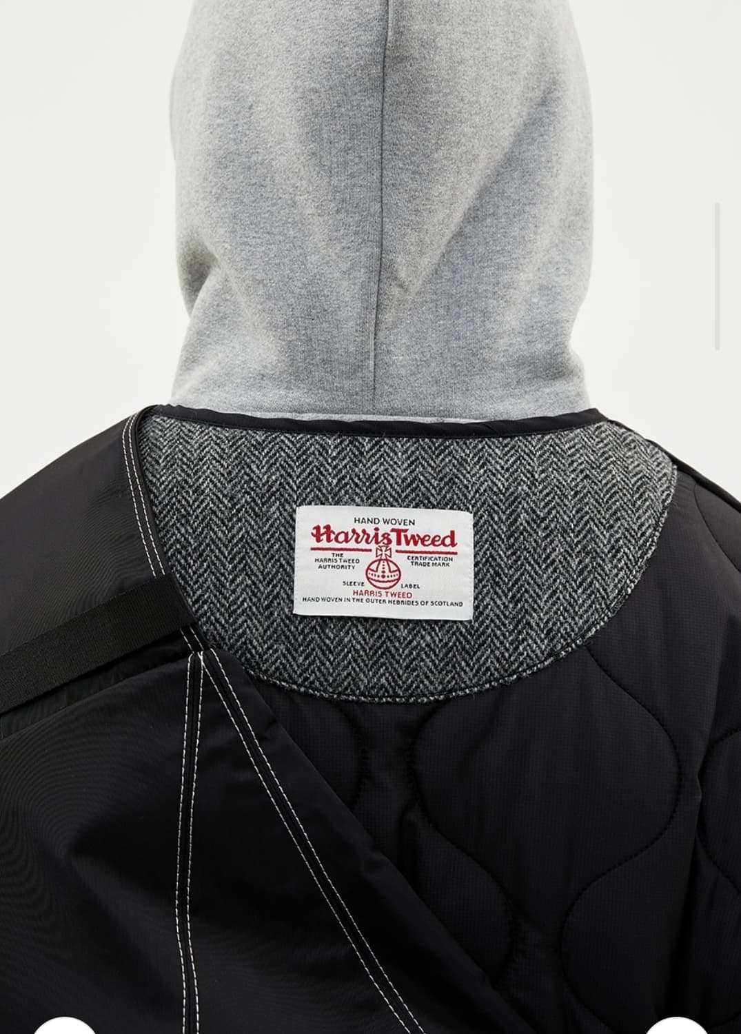 앤더슨벨 퀼티드 바인딩 해리스트위드 자켓 M 상품이미지3