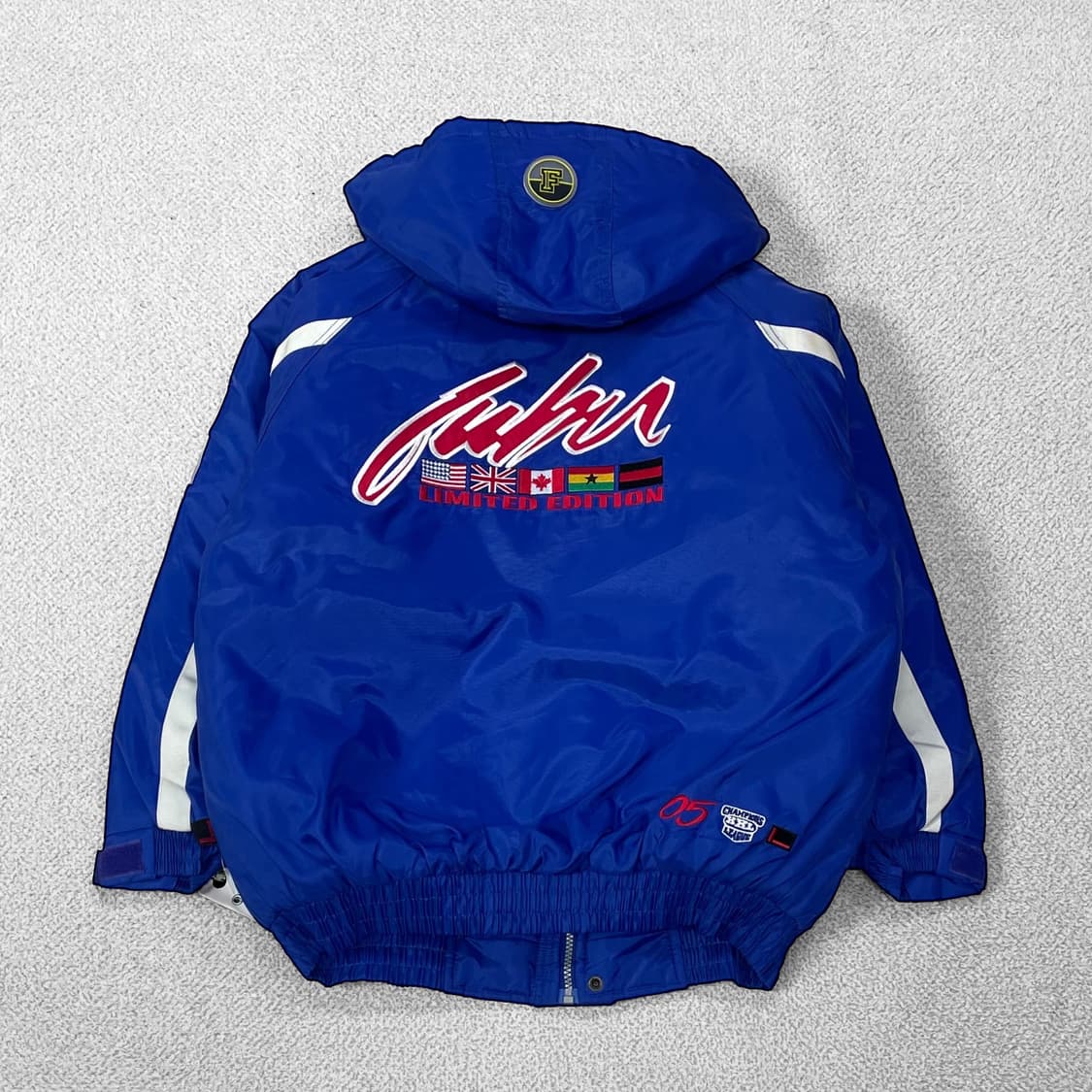 후부 Fubu 90s 올드스쿨 스포츠 시리즈 후드 점퍼 자켓 상품이미지1