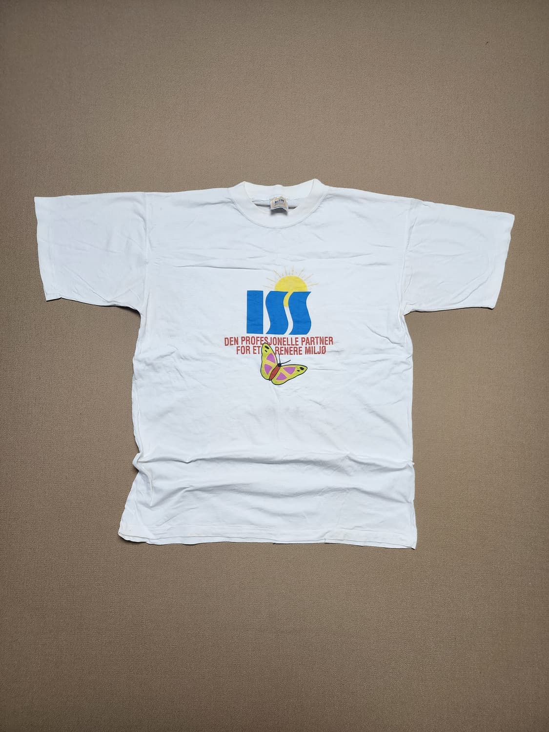 90s 유로 빈티지 ISS 북유럽 환경 캠페인 나비 티셔츠76 상품이미지1