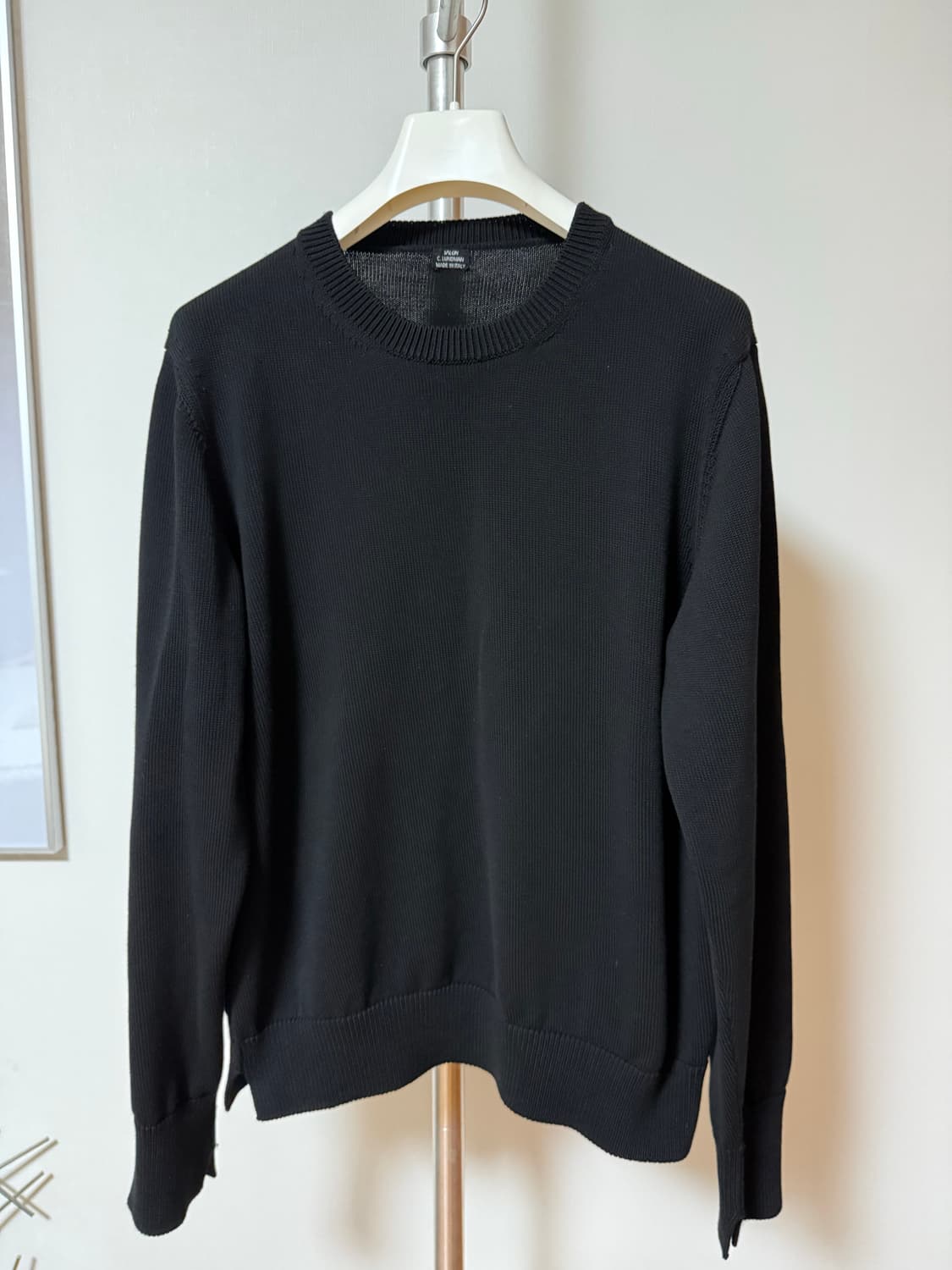 코튼 크루넥 니트 상품이미지1