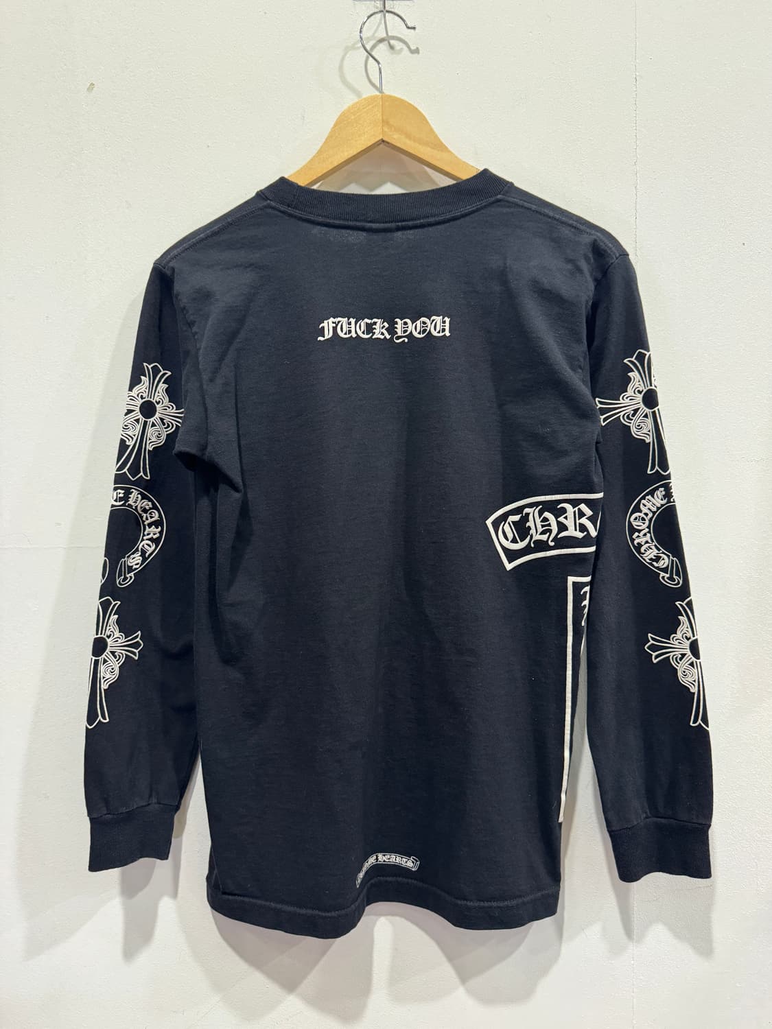 크롬하츠 블랙 롱슬리브 티셔츠 S 정품 상품이미지2