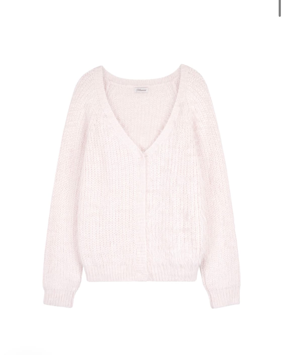 클리시어 Sugarplum hairy cardigan, Baby pink 상품이미지2
