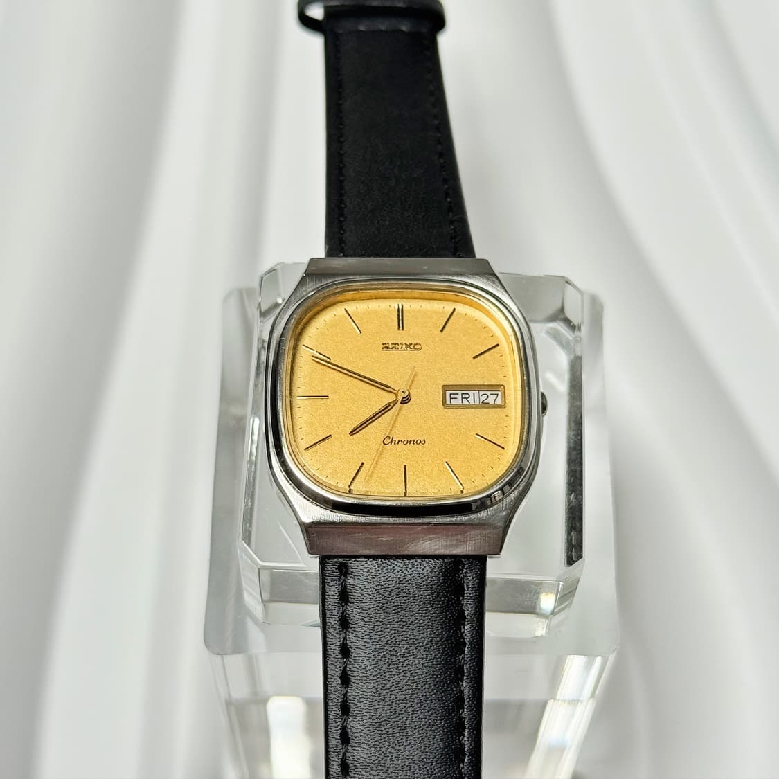 90s00s 빈티지 세이코 스피릿 텍스처 데이데이트 워치 상품이미지5