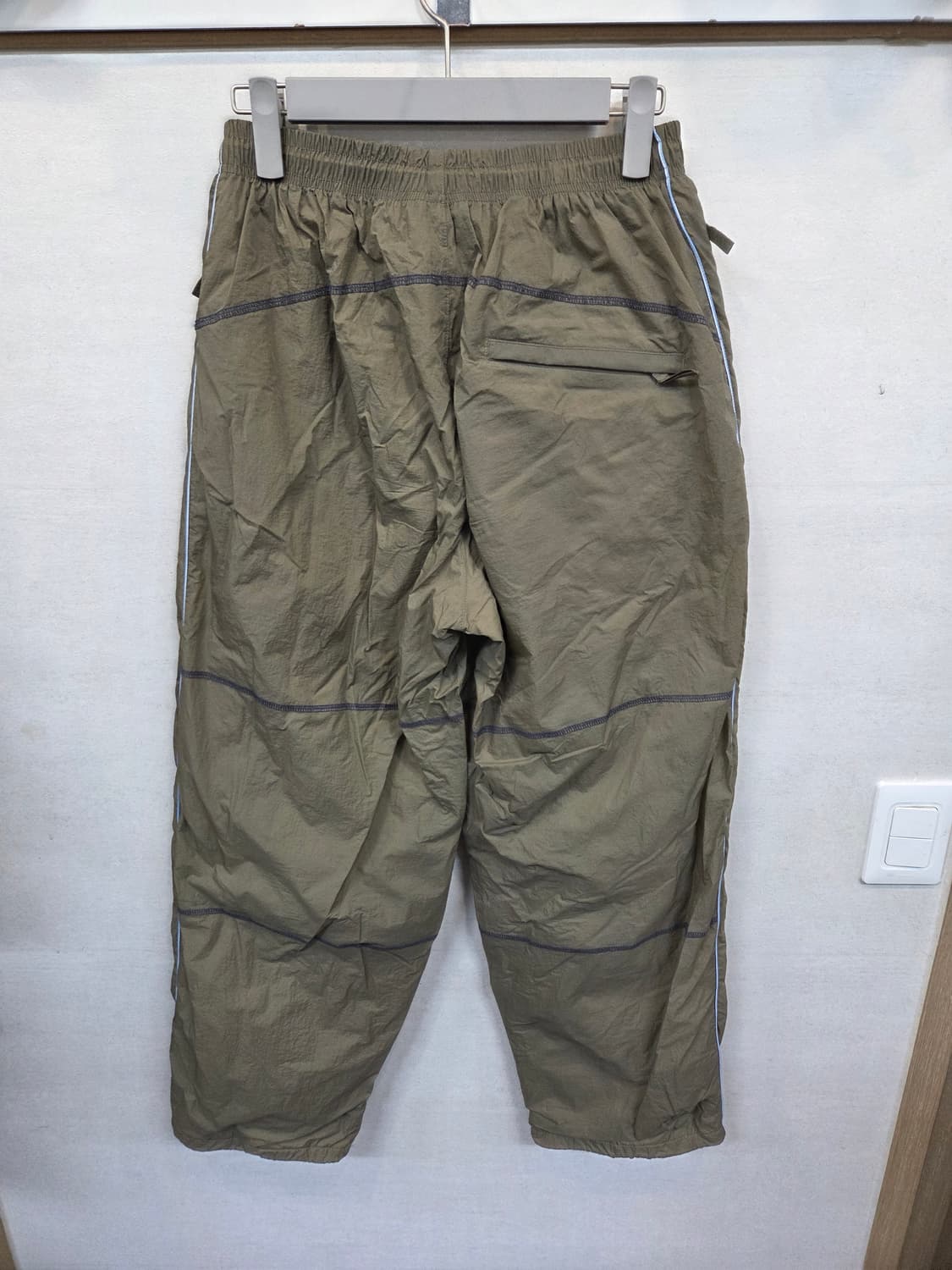 스컬프터 나일론 체크 바시티 트랙팬츠 L 상품이미지2