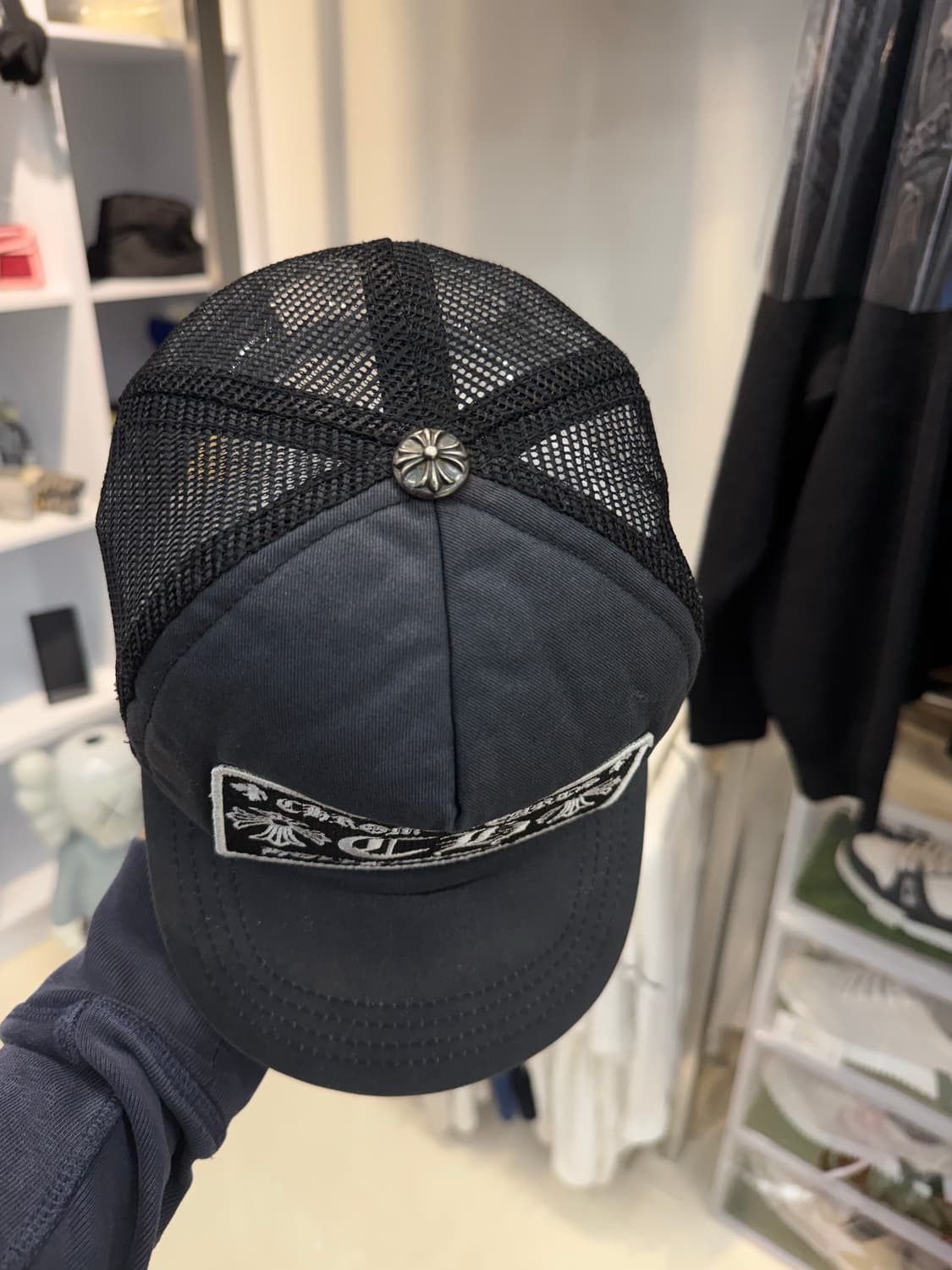 크롬하츠 크리커캡 블랙 모자 상품이미지2