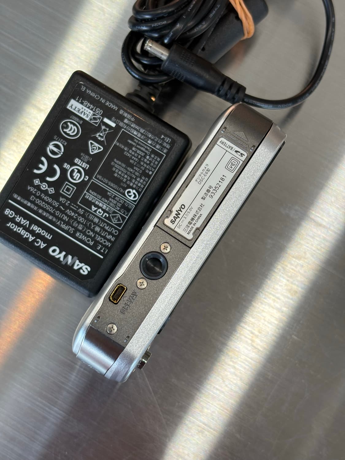 산요 작티 dsc-e6 실버 빈티지디카 상품이미지7