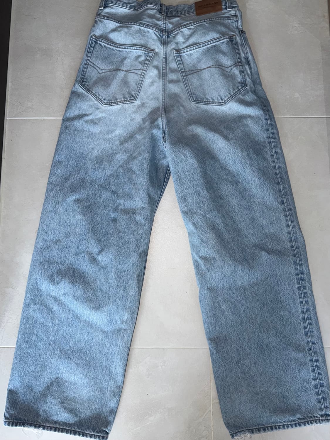 발렌시아가 가드로브배기데님팬츠 XS 상품이미지4