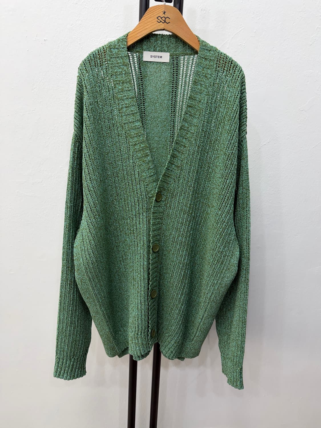 정품) 시스템옴므 24ss 한섬 니트 가디건 105 새제품급 상품이미지1