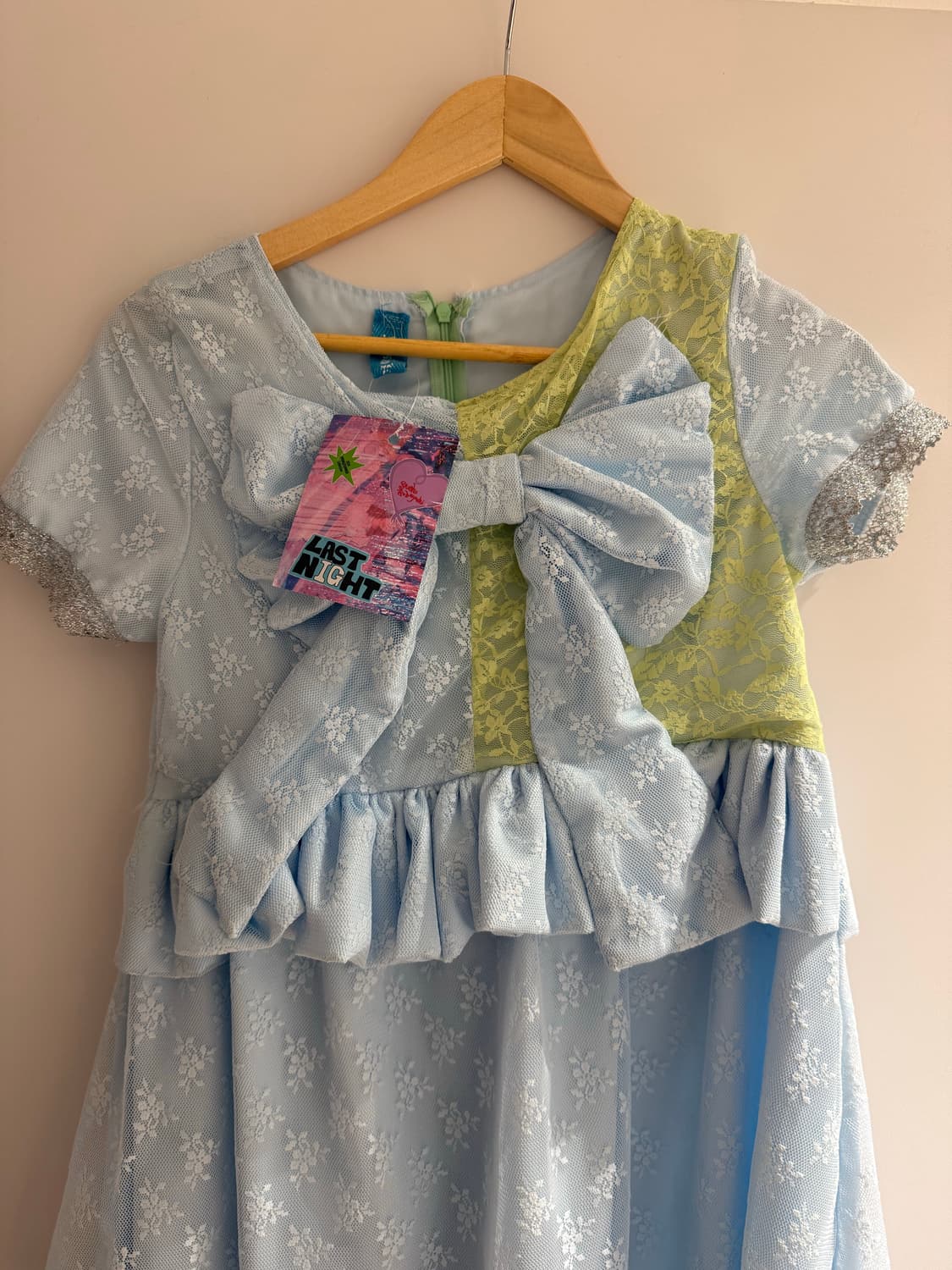 26SS 유쇼 코바야시/ OS/ 블루 원피스/ 새상품 상품이미지3