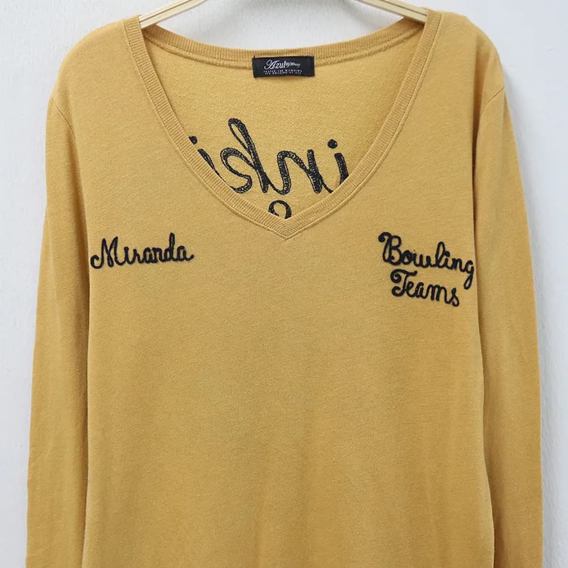 MOUSSY 브이넥 긴팔티셔츠 66208 상품이미지3